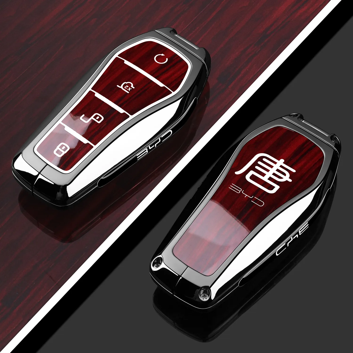 2025 BYD Tang L Key Case - Specialized for 21-24 Tang DMi/EV High-End Metal Shell Key Ring