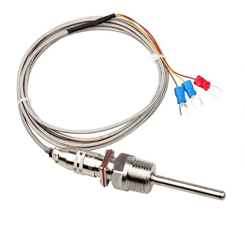 RTD PT100 Temperature Sensor 50~200mm Probe 1/2\