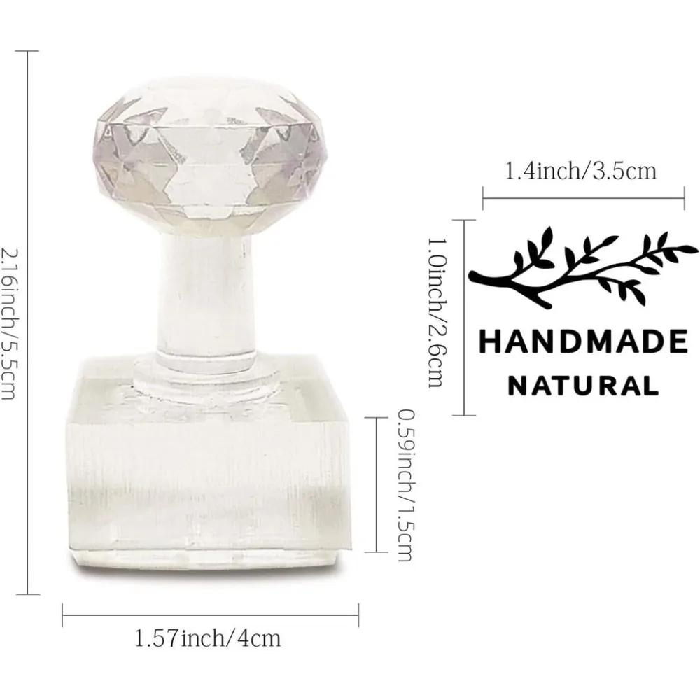 1pc Branch Handmade Soap Stamp - DIY Acrylic Plant Embossing Chapter Imprint for Cookie Clay Pottery - Handmade Gift