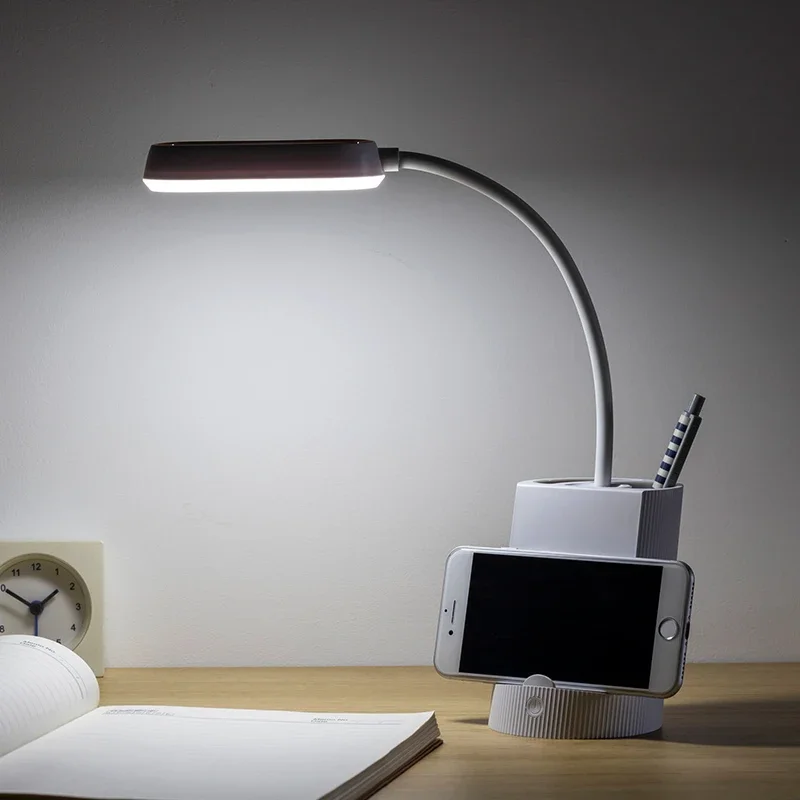 

New Product 1200Mah Rechargeable Reading Desk Lamp LED Eye Protection Table Lamp With USB Phone Charging