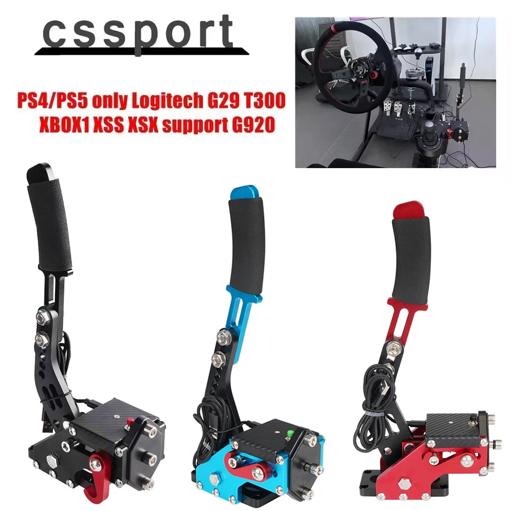 Handbrake PS4/PS5 Only Support Logitech G29 T300, XBOX1 XSS XSX Support G920, PC Universal SIM Racing Dirt Rally Horizon Games