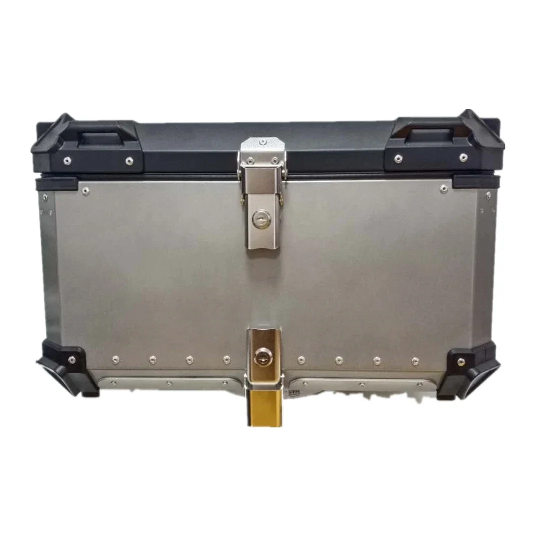 Chasing Factory 100L Large Capacity Motorcycle Aluminium tail Box for vehicles accessories delivery box motorcycle trunk  system