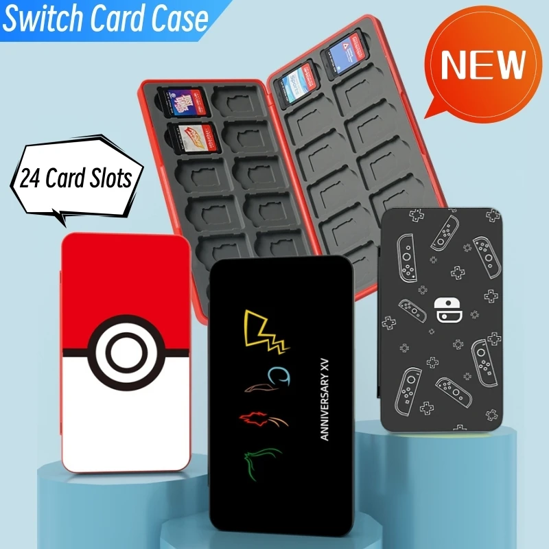 Creative Design 24 in 1 NS Switch Game Card Case Dustproof Shockproof Storage Box For Switch OLED Lite Game Cartridge Protect