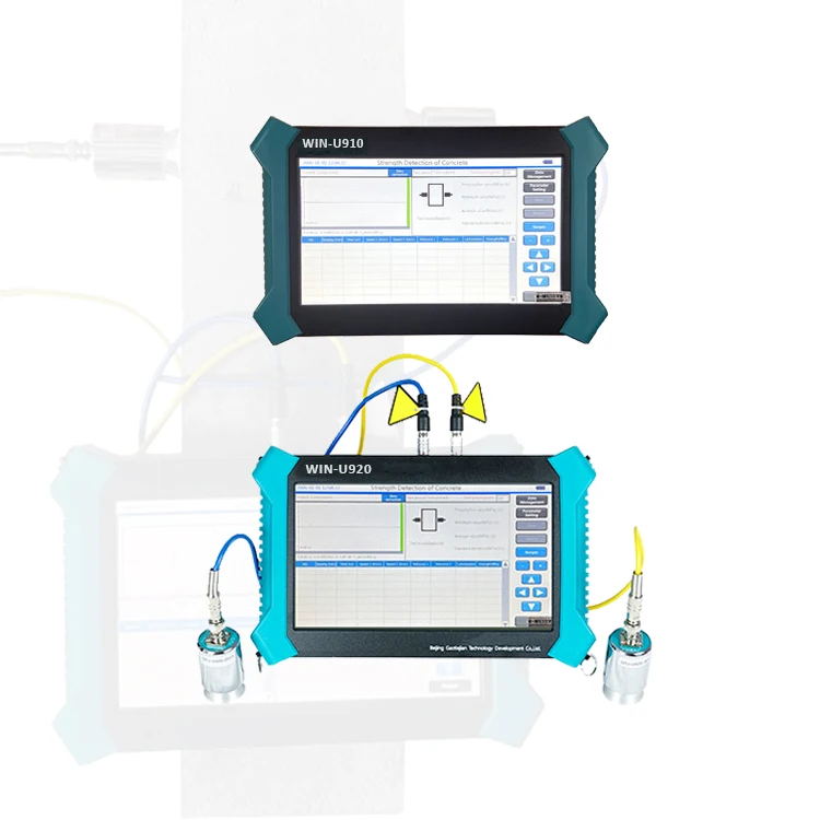 2024 Custom Logo Ultrasonic Pulse Velocity Test Equipment Concrete Ultrasonic UPV Analyzer