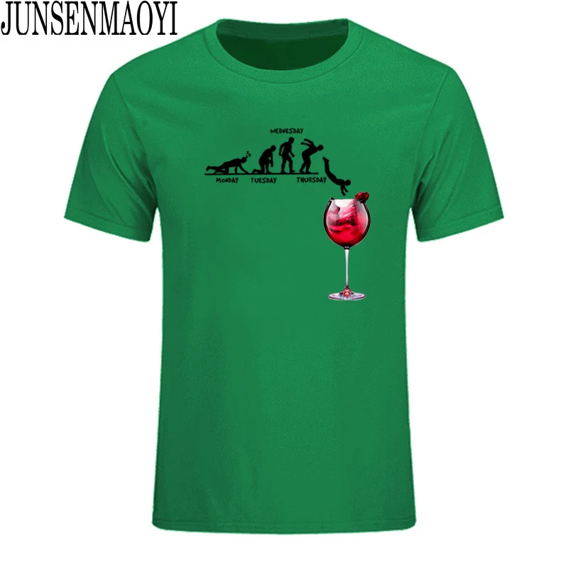 New Wine cup Casual TShirt Short Sleeve Men T-shirt Cotton Man\'s T shirt Drunk Tee Alcohol Drinking clothes Plus Size Tops