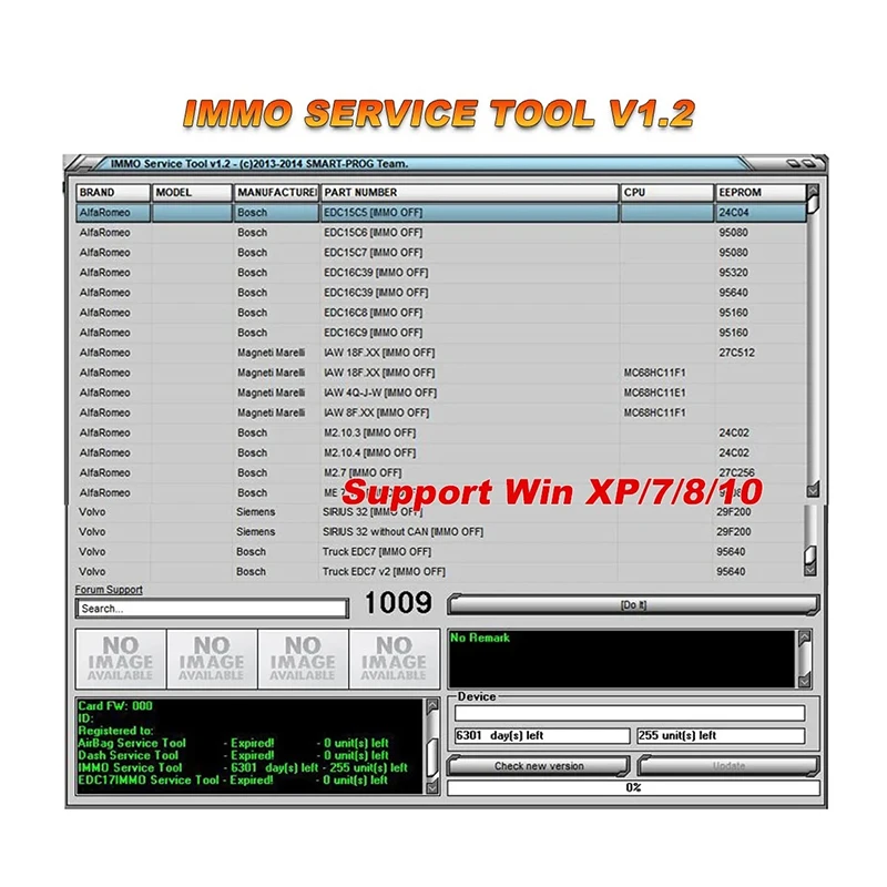 

EDC IMMO Service Tool V1.2 Auto Repair Software PIN Code Immo Close Calculator BSI VDO Dashboard 2017 Audl/8MW/Fiat