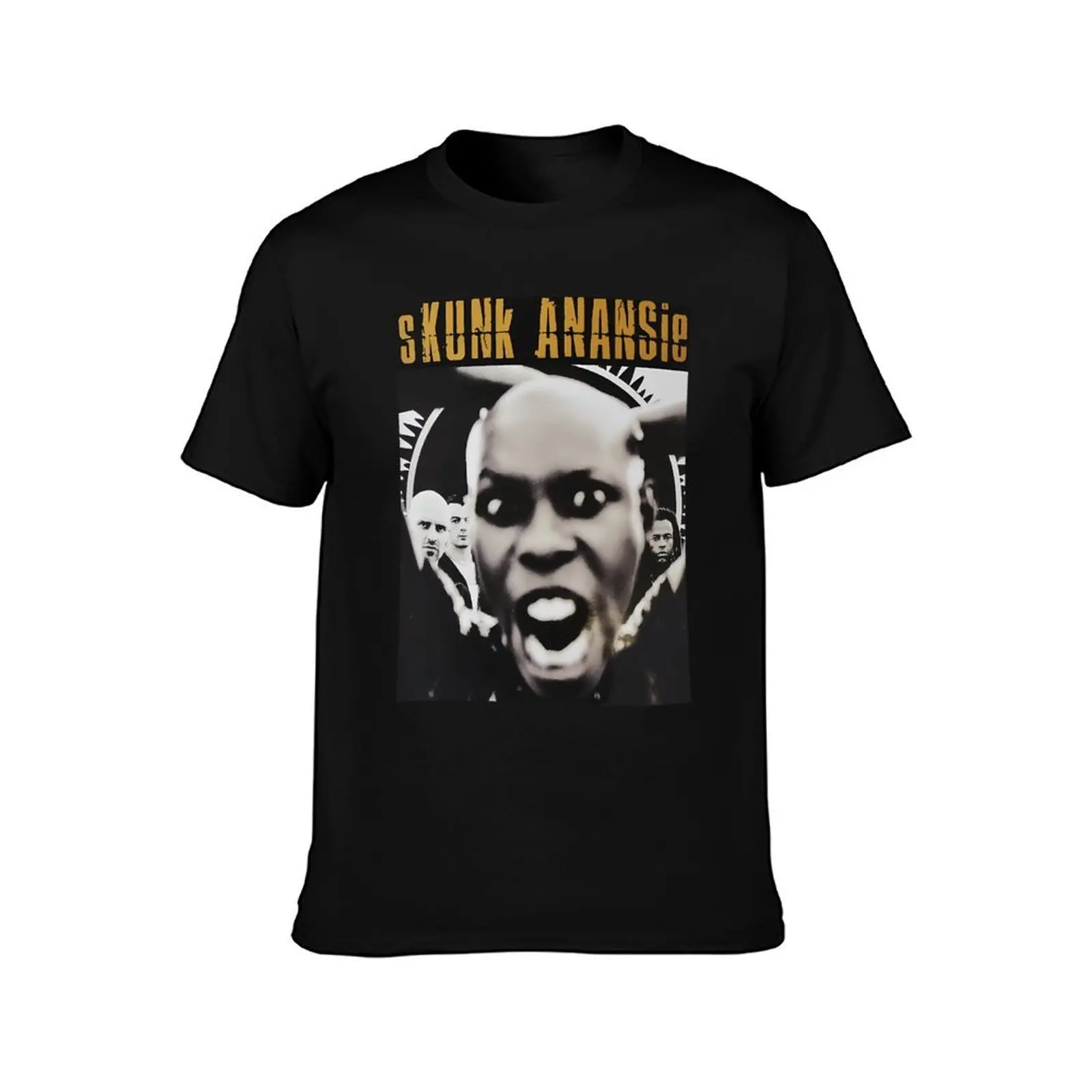 Skunk Anans.ie Stoo.sh T-Shirt, Summer Casual Cotton Tee, Oversized Streetwear Tops, Vintage Graphic Print, Unisex Men Women
