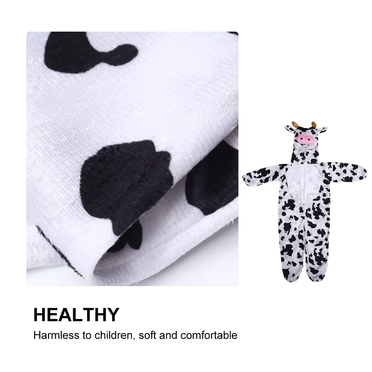 

Halloween Cow Costume Performance Clothing Kids Outfits Baby Clothes Festive Feeling Photography Props Comfortable Wear