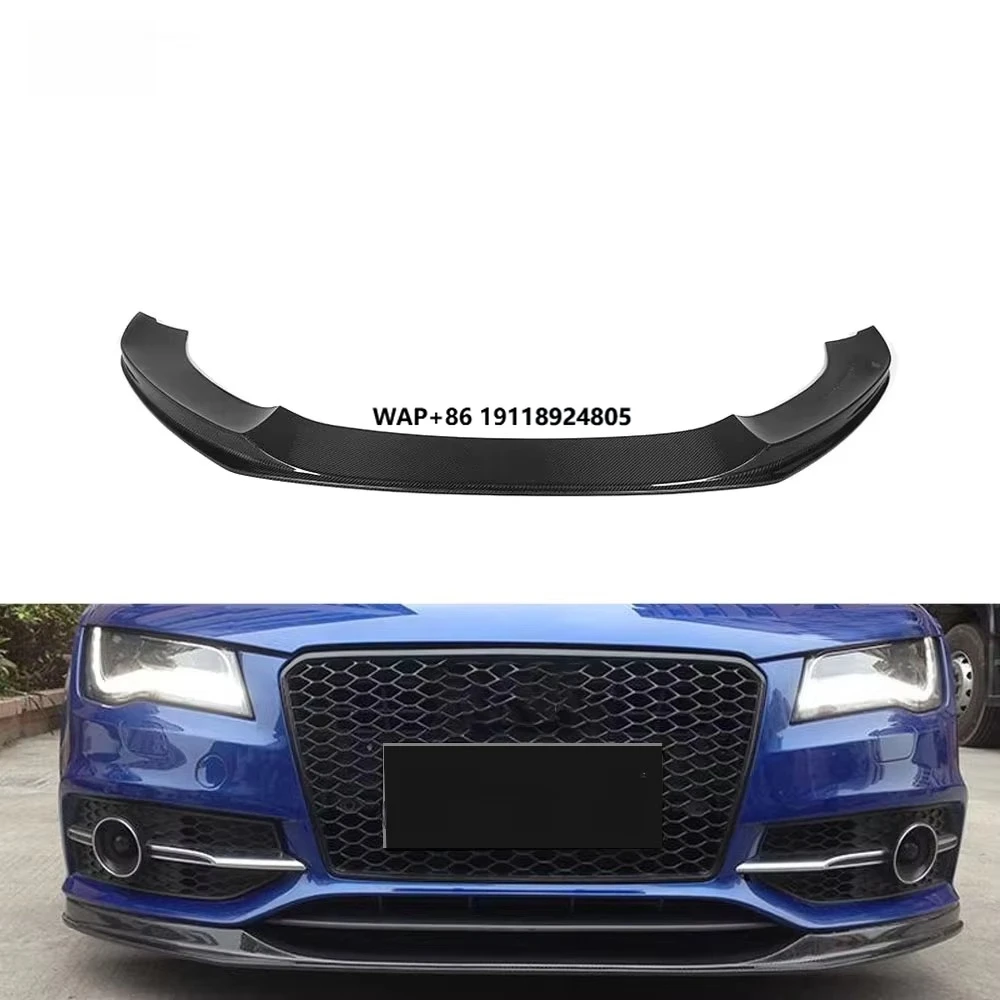 

High Quality Carbon Fiber Front Lip Front Bumper Lip Splitter Chin Spoiler For A7 Sline S-line 2012 - 2014
