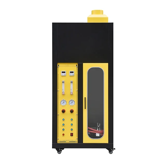 Single Cable And Wire Burning Test Machine Vertical Flame Testing Equipment