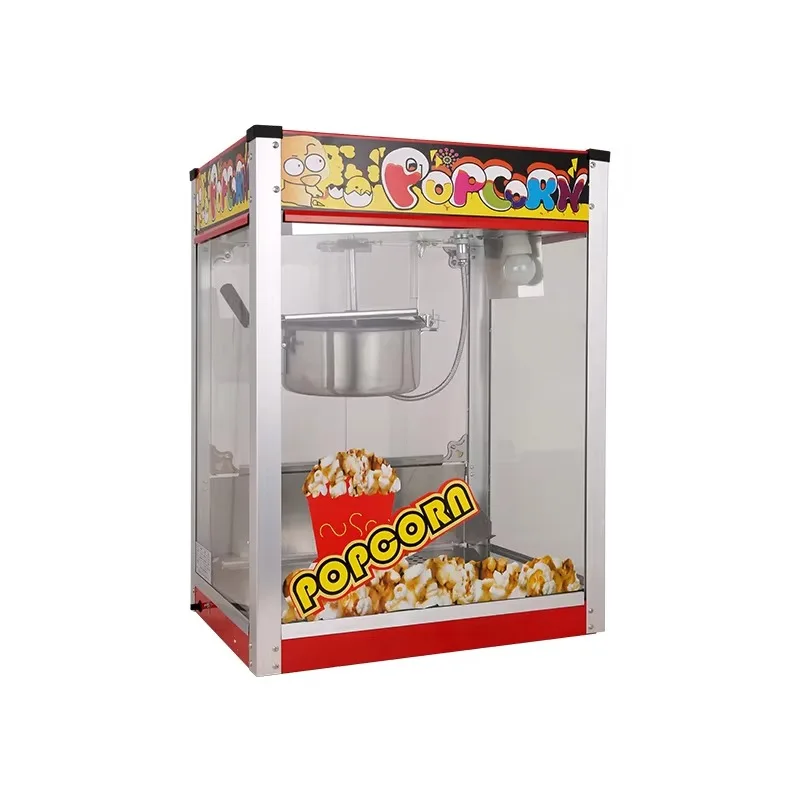 

Commercial 8oz Popcorn Making Machine Table Top Popcorn Maker Snack Machines Electric Cinema Popcorn Machine