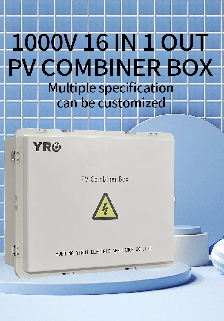 YRO Heißer Verkauf Gute Qualität PV Combiner Box Junction Box Solar System Panel Jump Lock Exproof Junction Box 1000V