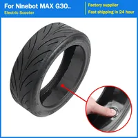 Neumáticos de goma para patinete eléctrico sin cámara, 10 pulgadas, 60/70-6,5, para Segway Ninebot MAX G30, Kickscooter, neumáticos reparados automáticamente