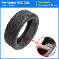 10inch 60/70-6.5 Rubber Tubeless Electric Scooter Tires for Segway Ninebot MAX G30 Kickscooter Repaired Automatically Tyre