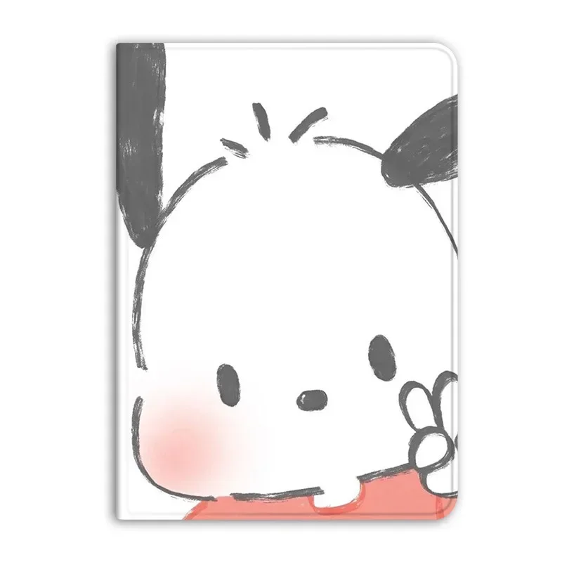 Kawaii Pochacco Case For iPad Air4 5 Pro 11 2022 Magnetic Case For iPad 7/8th Generation 10th 10.9 Air 2 3 9.7 Mini 4 5 6 Cover