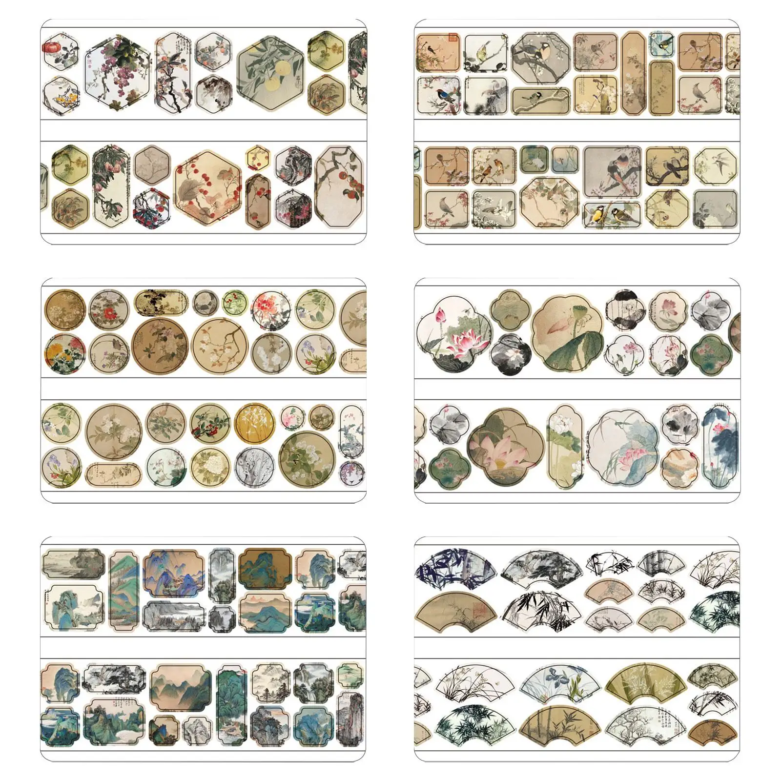 

Наклейки для скрапбукинга, уникальная легко снимающаяся Эстетическая васи лента, декоративная лента для скрапбукинга, блокнота, альбома, вечеринок, детей