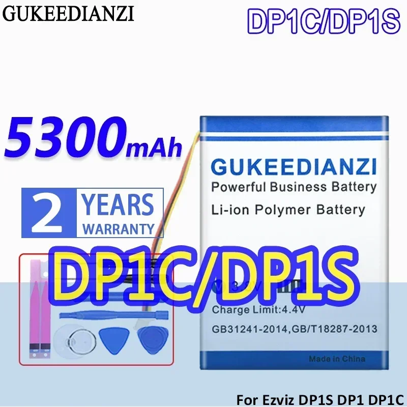 5000mAh/5500mAh GUKEEDIANZI Battery For HIKVISION Ezviz DP2S HD BL-BC-01 C3A BL3602 BL3601 CS-DP1-4A1WPFBSR-B DP1 DP1S DP1C DP2C