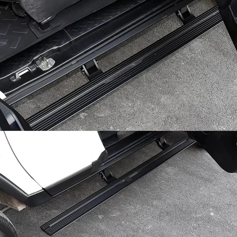 High-quality aluminum alloy electric foot pedal for getting on and off the FJ cruiser, with side steps with telescopic function
