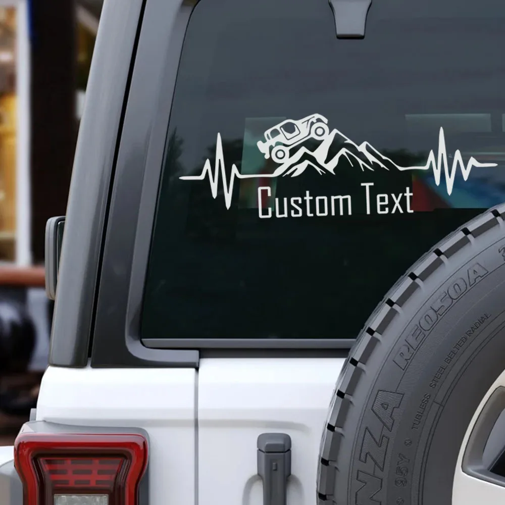 1pc Creative Off-road Customized Text Stickers For Cars Car Stickers Funny Window Vinyl Decals Car Styling Self Adhesive Emblem