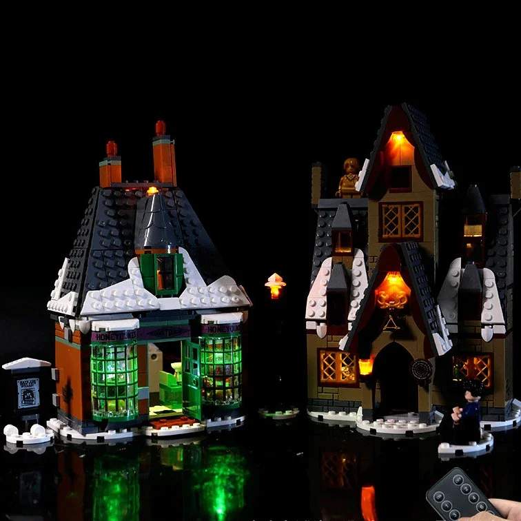 Not Included Building Blocks LED Light Kit For Hogsmeade Village Visit 76388 DIY Toys Gift Only Lighting Set