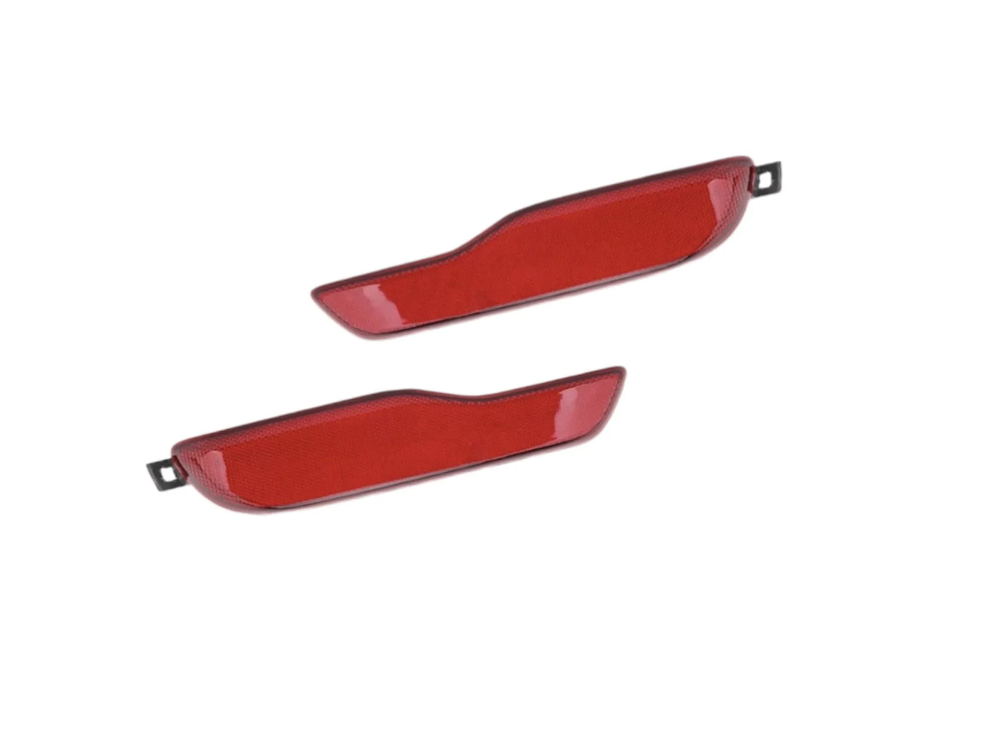 

Durable 2 Pieces Red Lens Rear Bumper Side Reflectors Set Without Rear Fog Version for Jeep Cherokee KL 2014 to 2018