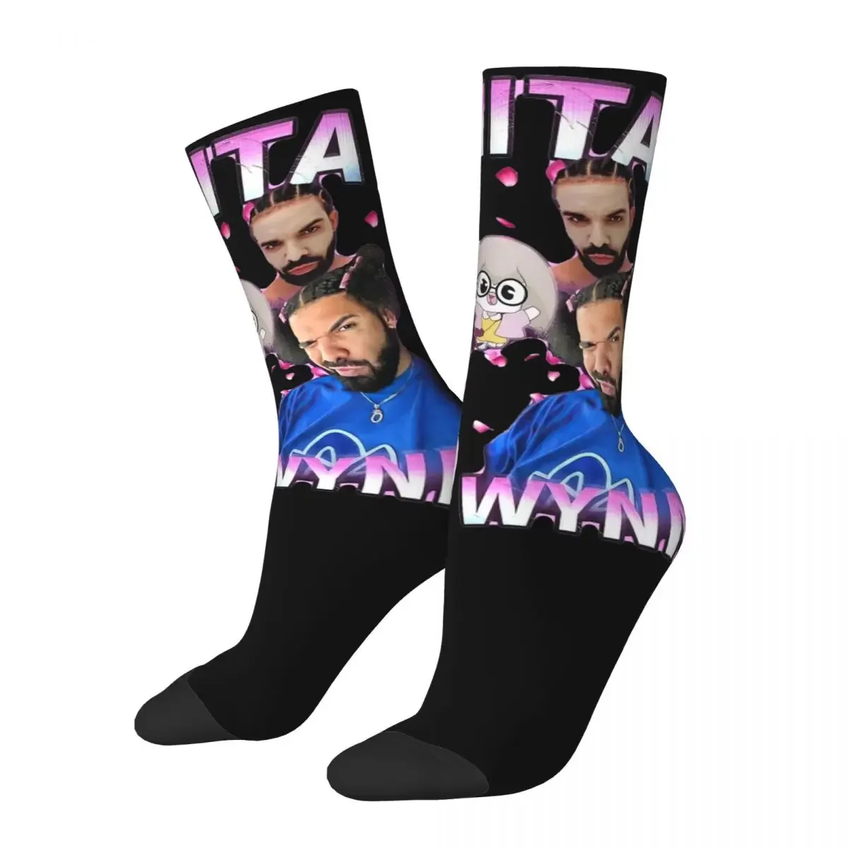 

Funny Breathable Cool Women Men Anita Max Wynn Meme Socks Breathable Sports Socks