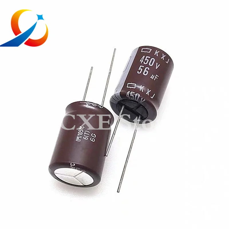 10pcs 450V56UF Volume 18X25MM NCC Electrolytic Capacitor 56UF 450V EKXJ451ELL560MM25S NEW