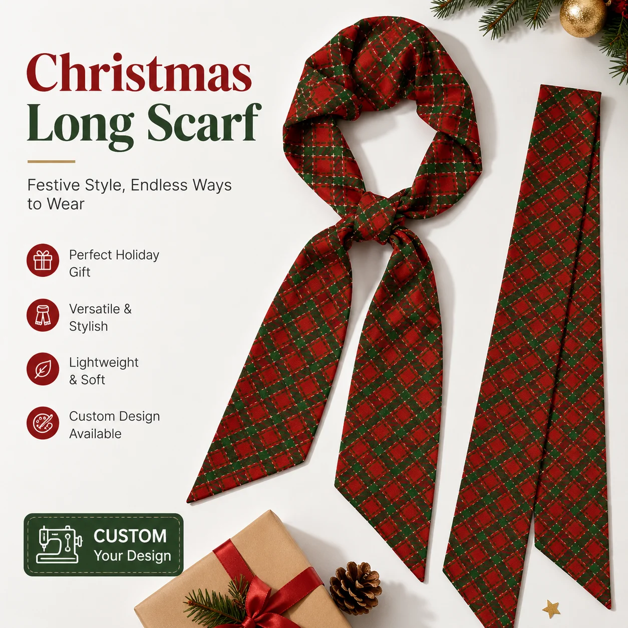 cachecol-longo-personalizado-para-presente-de-natal-128x6cm-laco-de-luxo-para-bolsa-feminina-lenco-de-pescoco-Unico-para-feriados-acessorio-elegante-para-cabelo