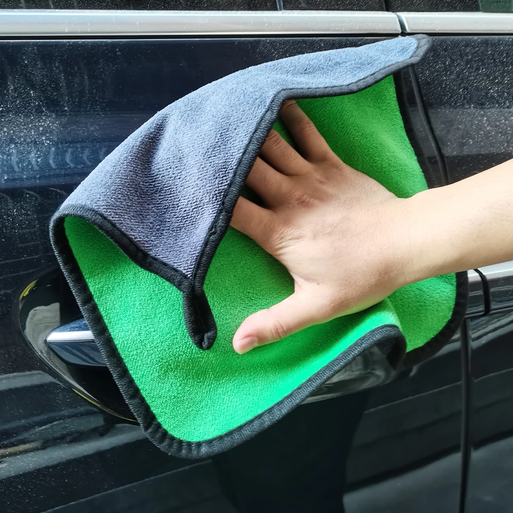 3/10/40Pcs Extra Soft Car Wash Microfiber Towel Car Cleaning Drying Cloth Car Care Cloth Detailing Car Wash Towel Cleaning Tools