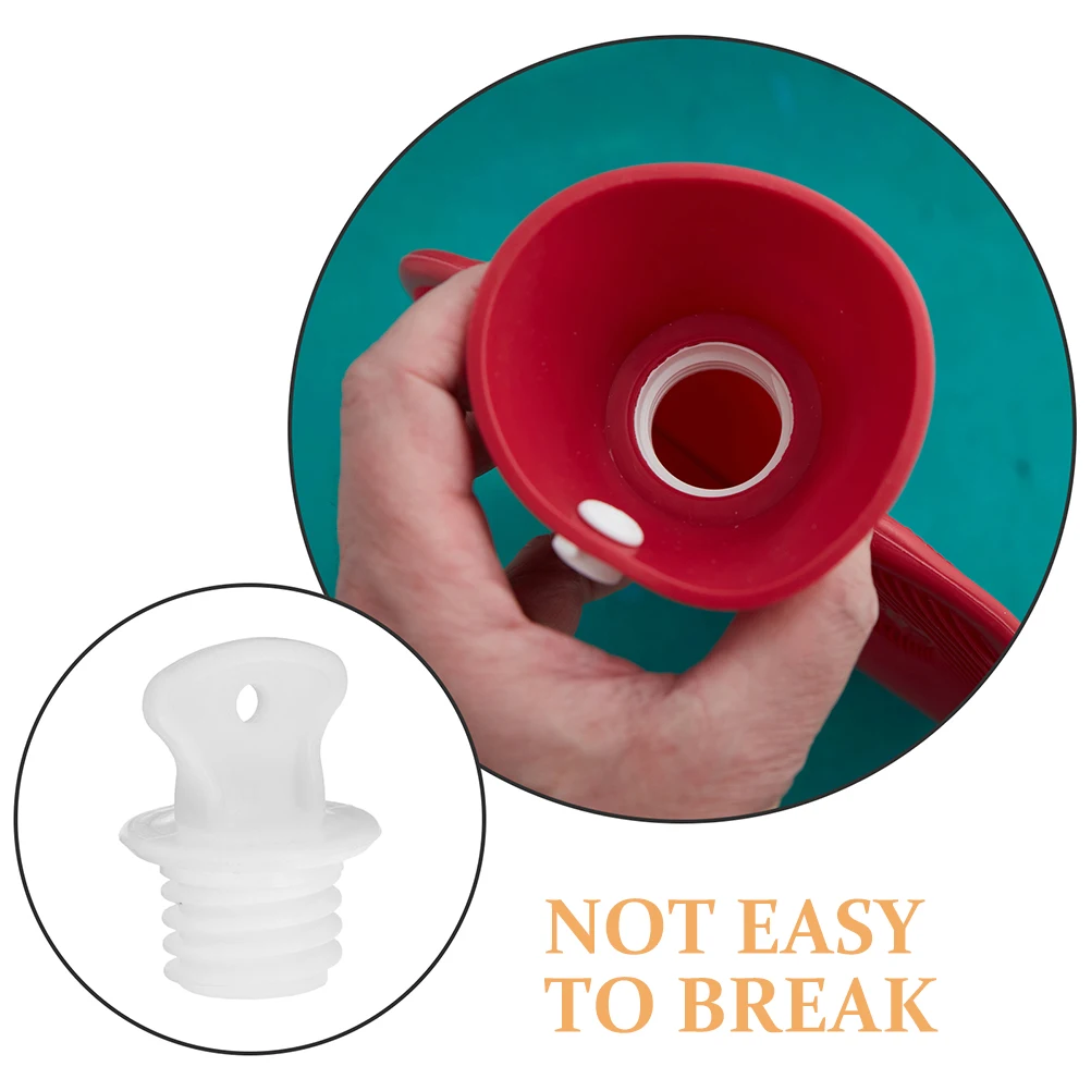 3Pcs Practical Hot Water Sack Plugs Simple Shape Craftsmanship Sealing Hot Water Bag Stoppers Sealing Stopper Rubber Stopper