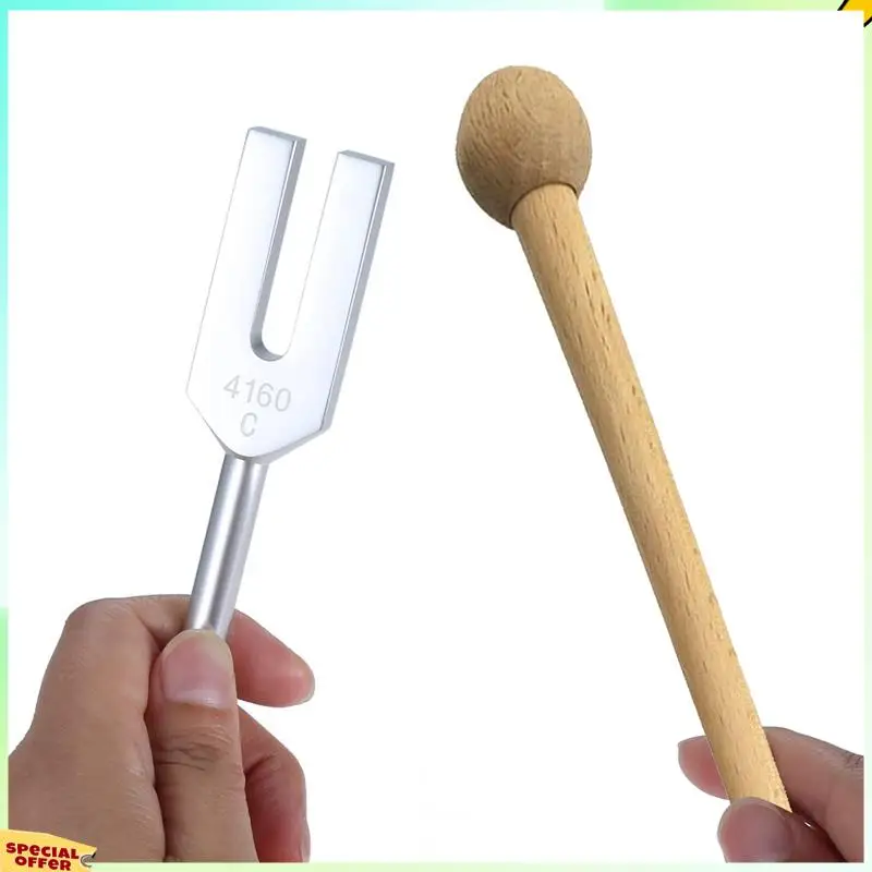 

TURE 12X Tuning Forks Set 4096 Hz 4160 Hz 4225 Hz Tuning Forks Set Tuning Fork With Wooden Hammers And Cloth Bag Style 1