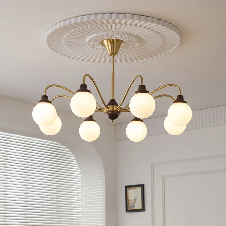 Люстра в винтажном стиле для гостиной