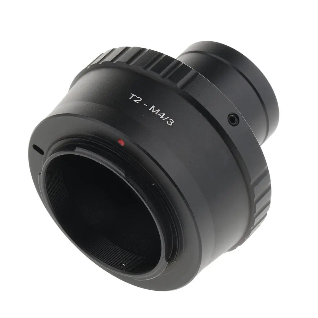 Micro 4/3 Lens Mount Adapter Durable Aluminum Alloy for T2 Screw Mount Lens Astro Imaging Photography