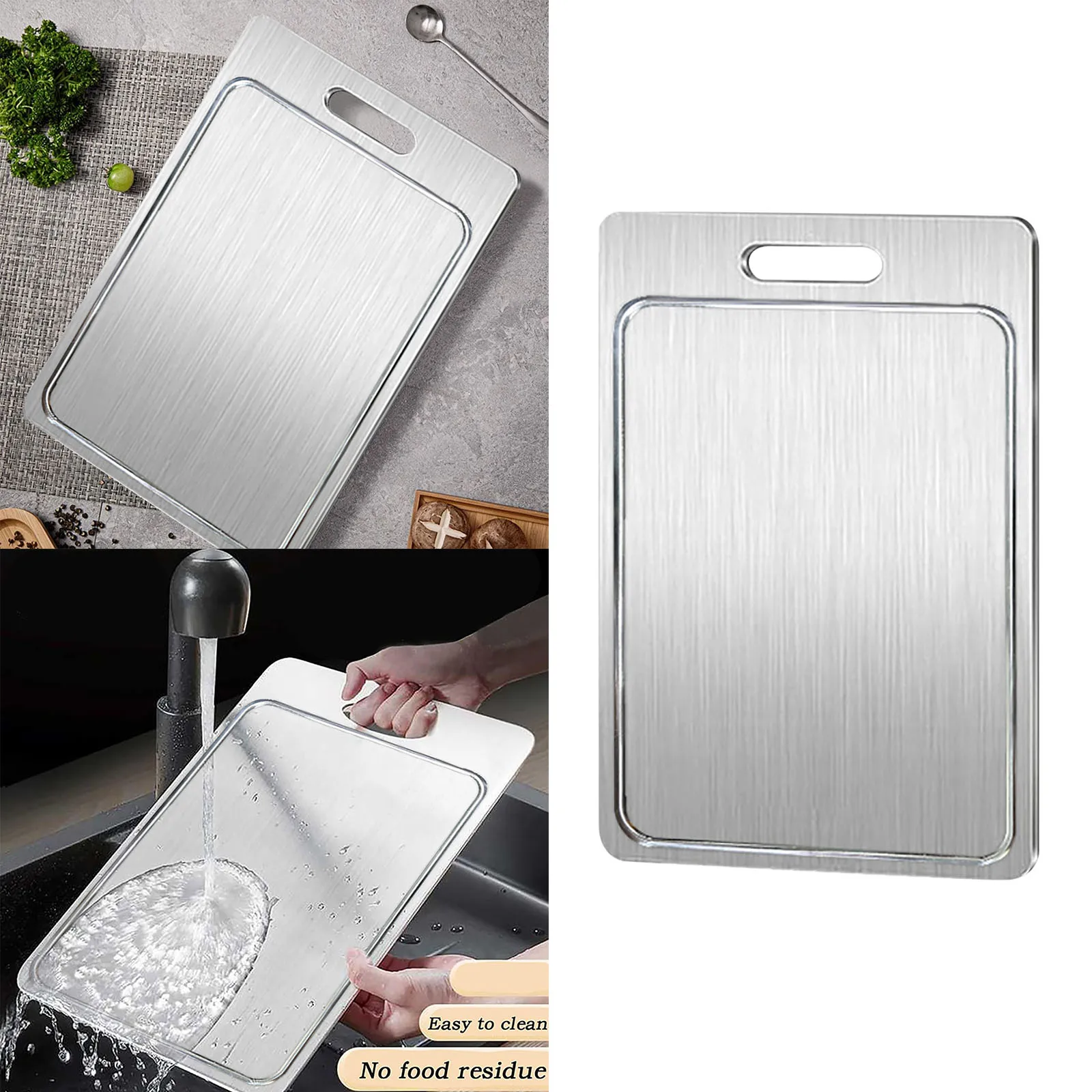 

Grooved Stainless Steel Chopping Board The Ultimate Kitchen Cutting Solution. Our Grooved Stainless Steel Home Necessities