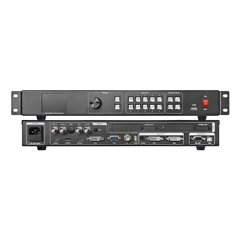 MVP500SS LED Video Processor Support Novastar System Sending Card MSD300 with RJ45 Outputs for LED Displays LED Installations