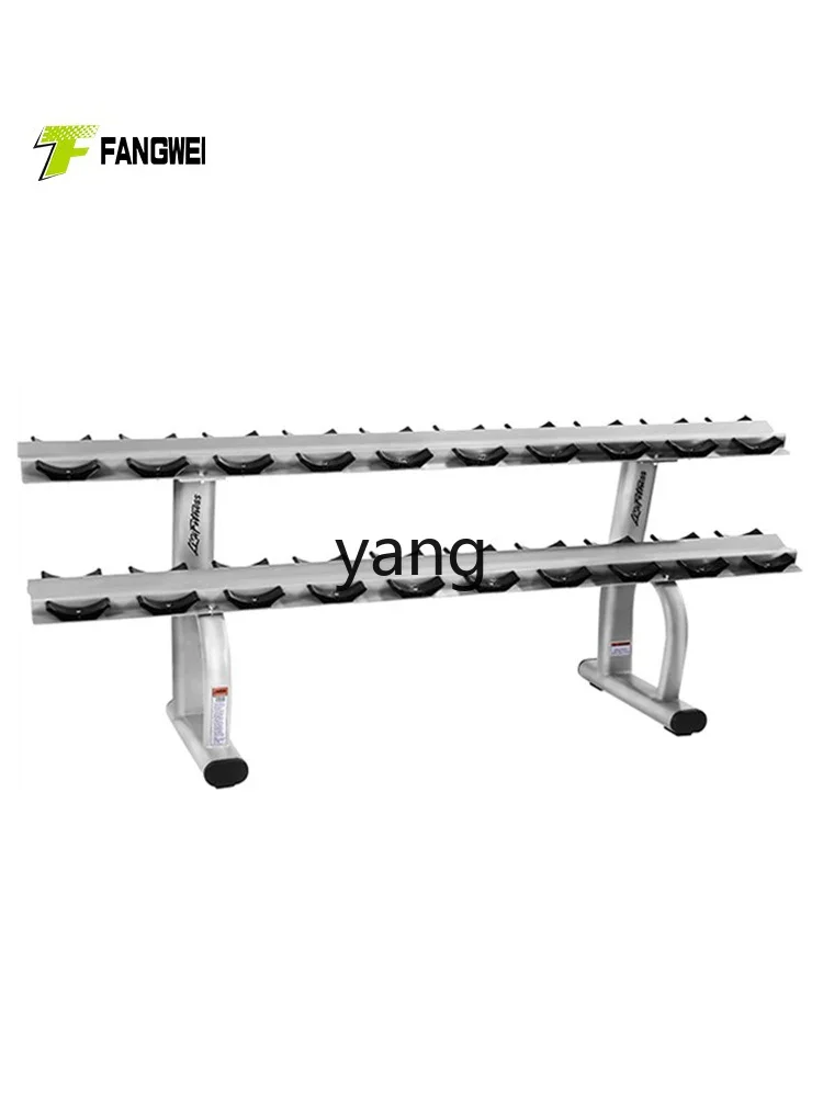 CX 6 pay 10 pairs of dumbbell racks, support vertical private training commercial double-layer dumbbell racks, thickened