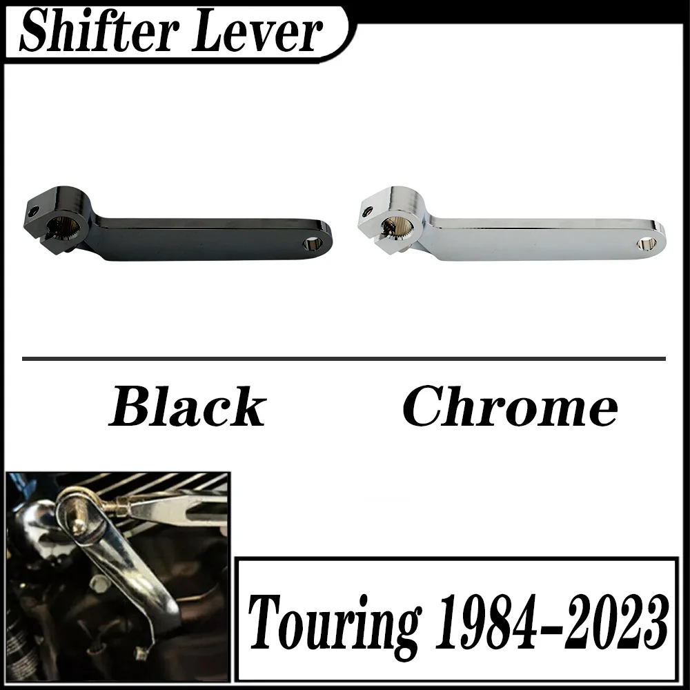 

FOR Harley FLH FLT Touring Electra Glide Road Glide Road King Tri Glide Inner Shift Rod Lever Aluminum Black Chrome 1984-2024