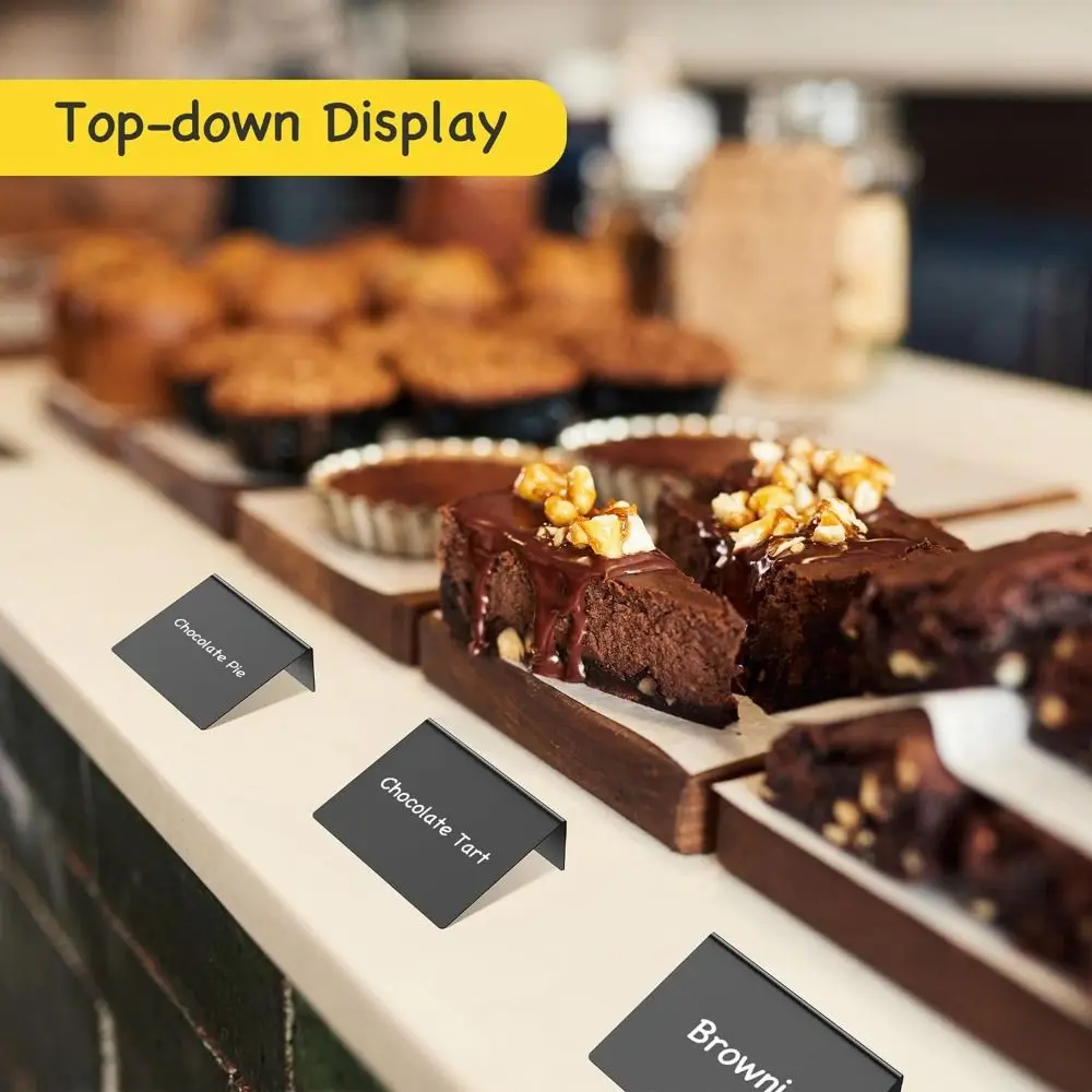 1pcs High Quality Acrylic/PVC Mini Chalkboard Erasable Reusable Desktop Display Board Writable Message Board Place Card Display