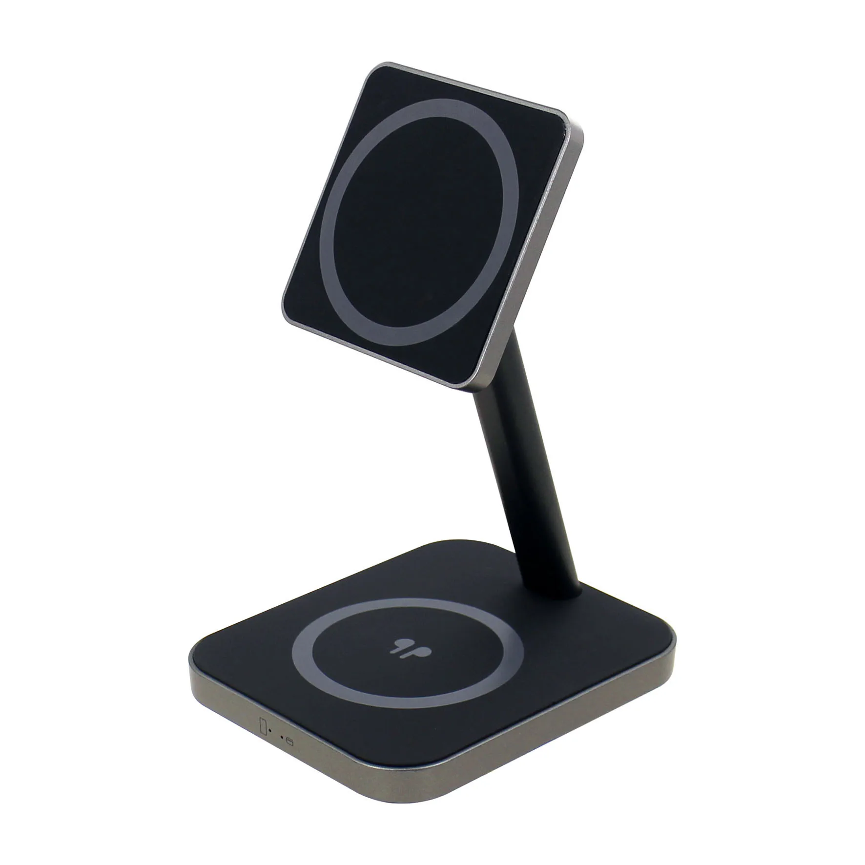 

New Design 15W Fast charging Station QI magnet Wireless Charger Stand for Phone 12 for watch earphone