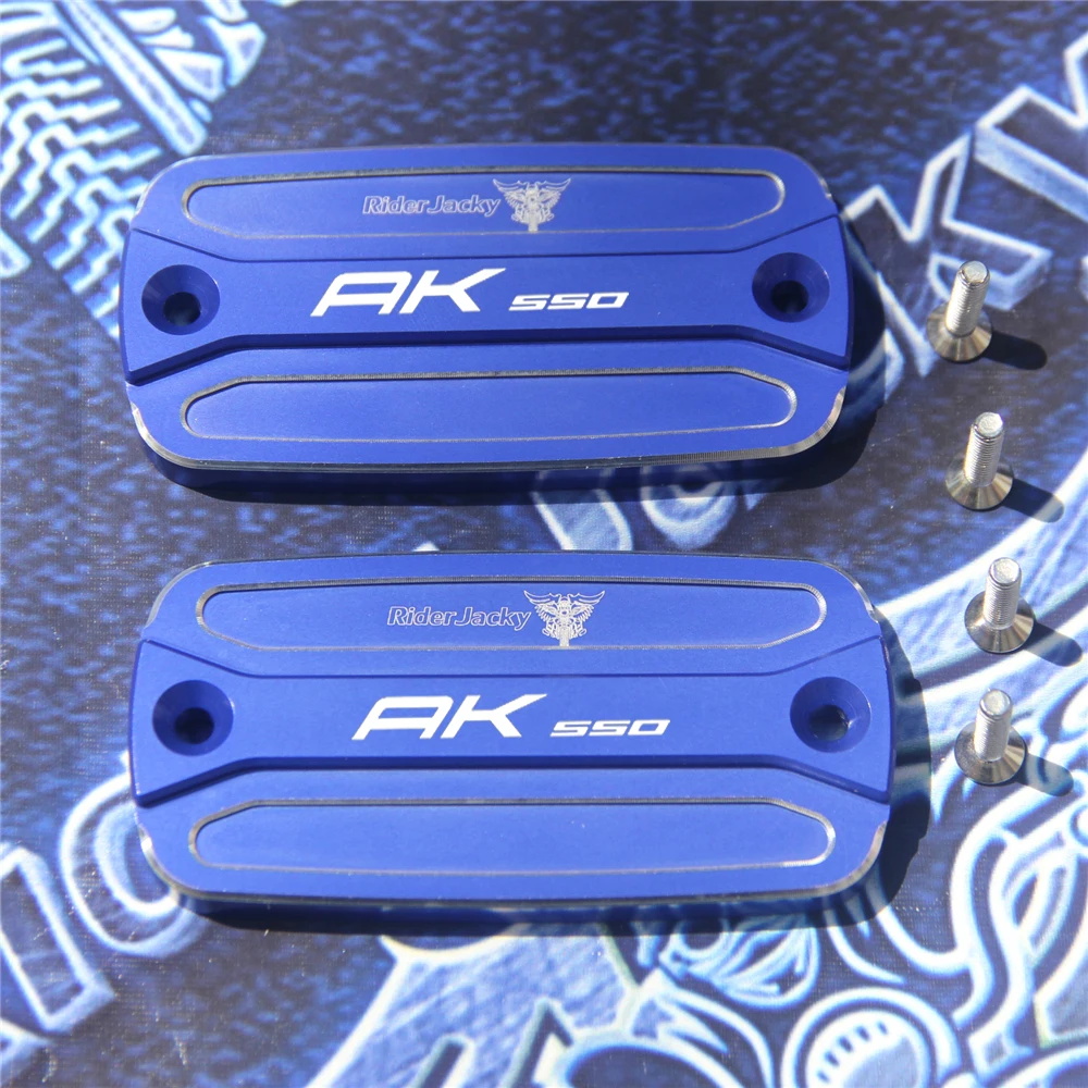 ل KYMCO AK550 AK 550 2023 2024 دراجة نارية الجبهة سائل الفرامل خزان غطاء تغليف #5