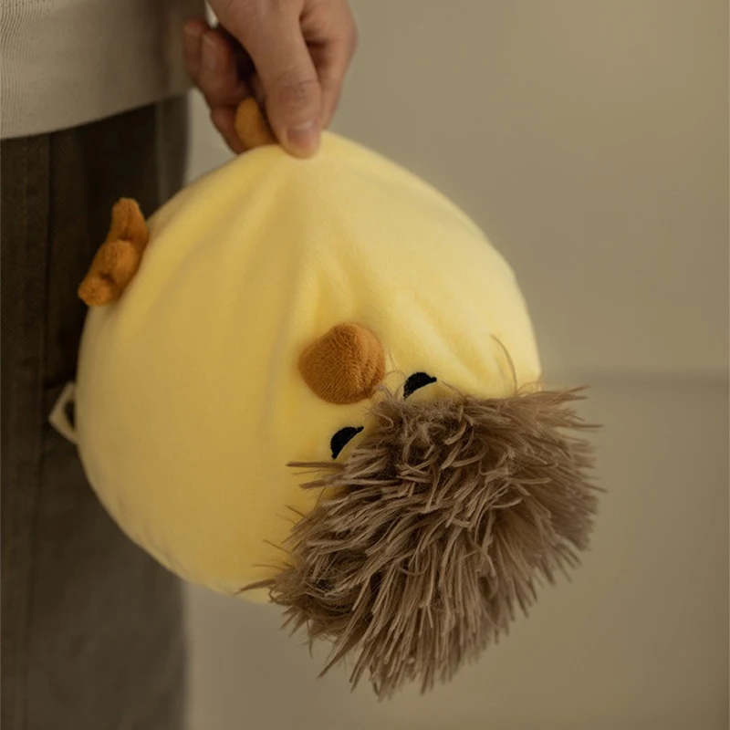 Plüsch-Nachtlicht für Kinderzimmer, flauschiges Stofftier, Baby, schlafendes Plüschtier, wiederaufladbares Nachtlicht