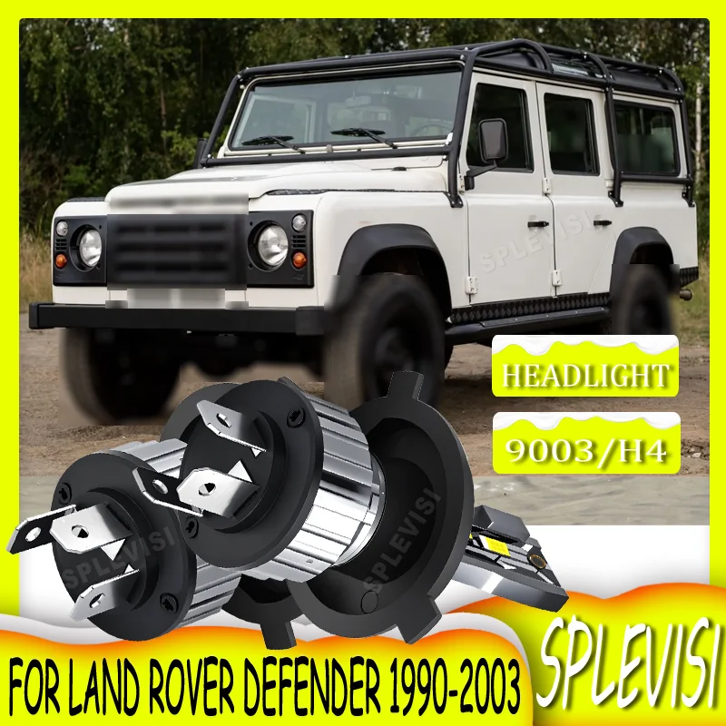 

Protects Against Road Dust durable LED headlight High/Low Beam For LAND ROVER DEFENDER 1990-2003 1991 1992 1993 1994 1995 1996