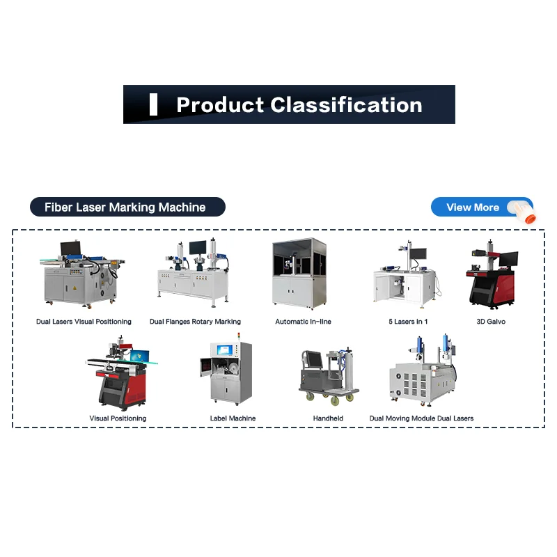 Máquina de marcação de fibra 2 em 1 portátil de bancada de marcação flexível 20W 30W 50W para código de barras de número de série código QR