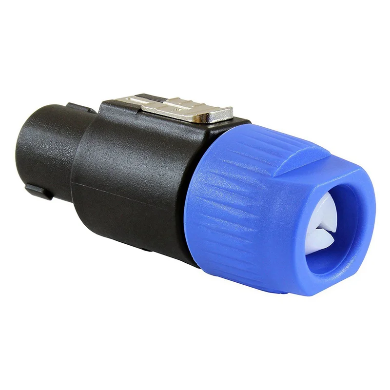 -A96Z Lautsprecherstecker Twist Lock 4-poliger Lautsprecherstecker kompatibel mit Neutrik Speakon NL4FC, NL4FX, NLT4X, NL2FC – 12er-Pack