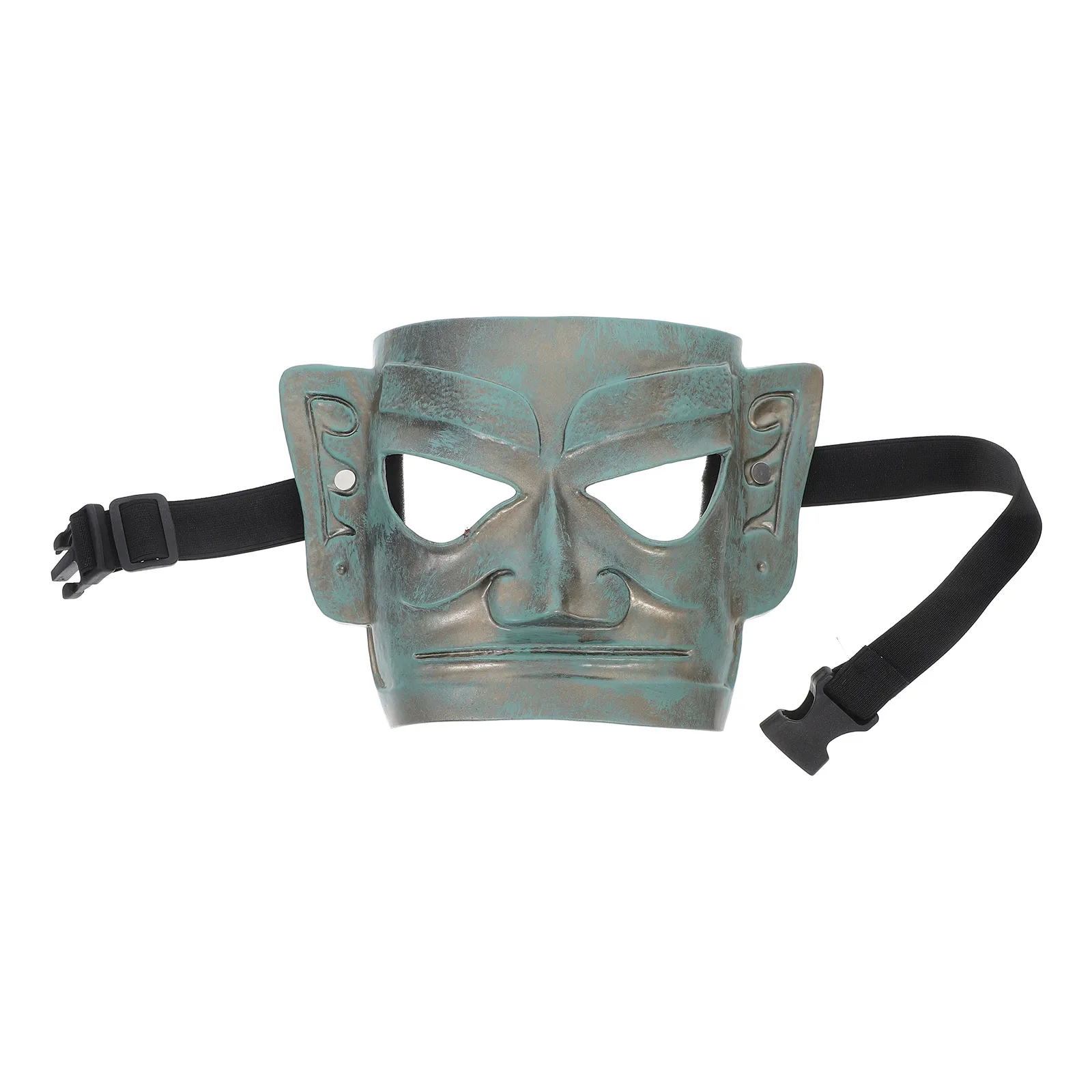 

Retro Sanxingdui Full Face Mask Vintage Ancient Chinese Design Comfortable Fit Halloween Party Cosplay Costume