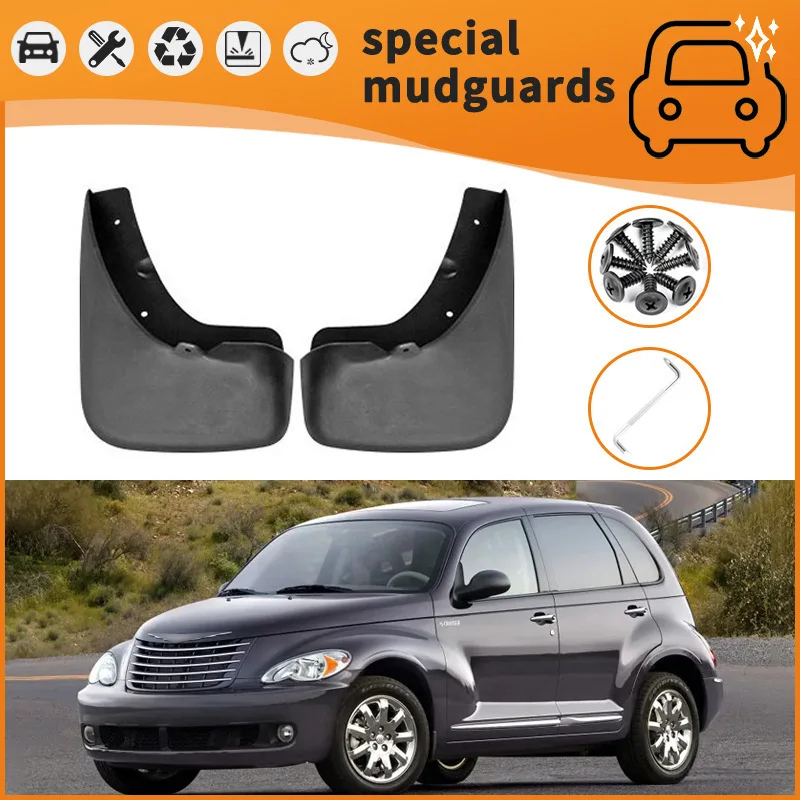 

For the 06 Chrysler PT Cruiser Mudguards Fender Mudflaps Front Rear Flares Splash Guards Cover Car Accessorie