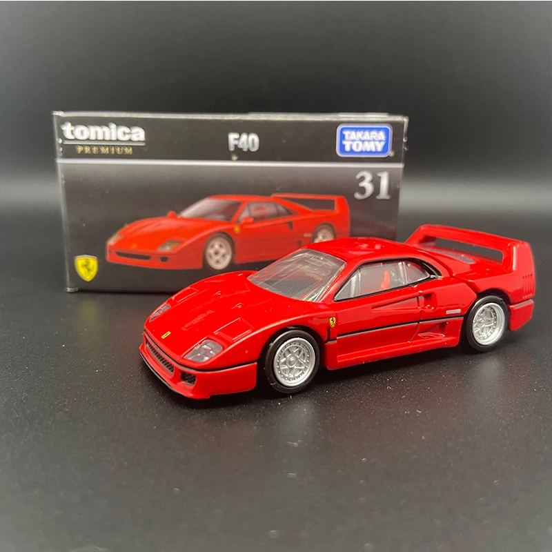 TOMY Ferrari F40 Supercar Alloy Car Diecasts & Toy Vehicles Car Model Miniature Scale Model Car For Children