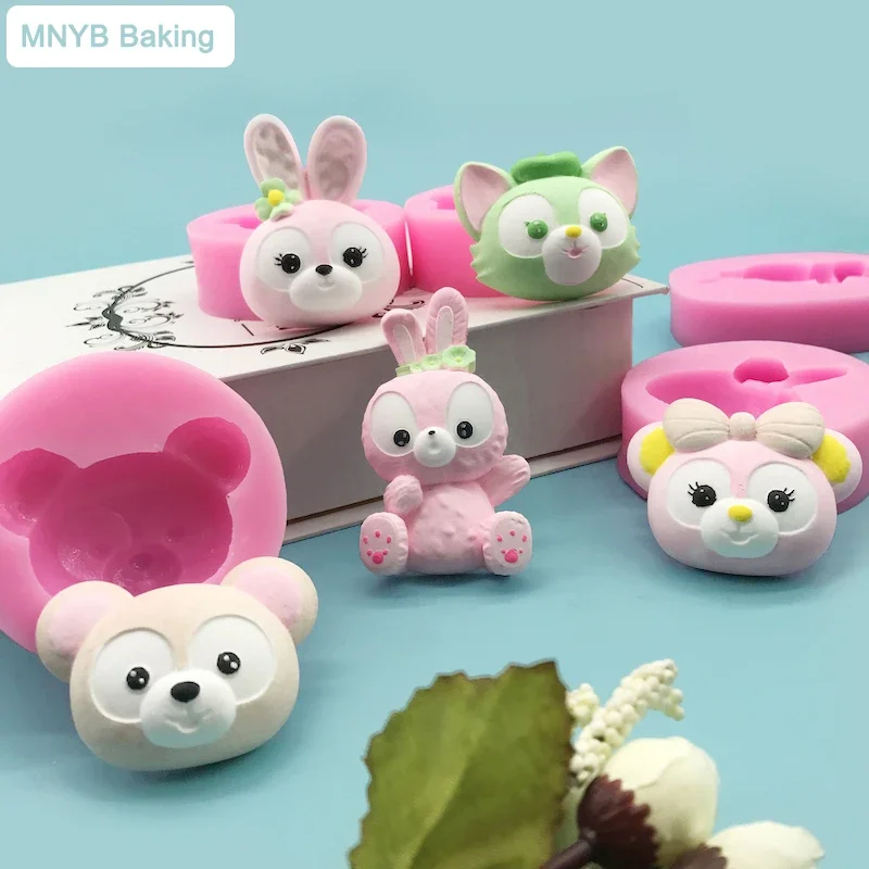 

Cartoon Design Chocolate Cream Jelly Making Model Milk Candy Cake Dessert Decoration Baking Candy Mold Kitchen DIY Tool