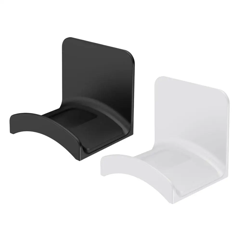 2Pcs Universal Plastic Wall Mounted Headphone Stand Gaming Controller Hanger Holder Adhensive Wall Mount Earphone Storage Stand - view 6