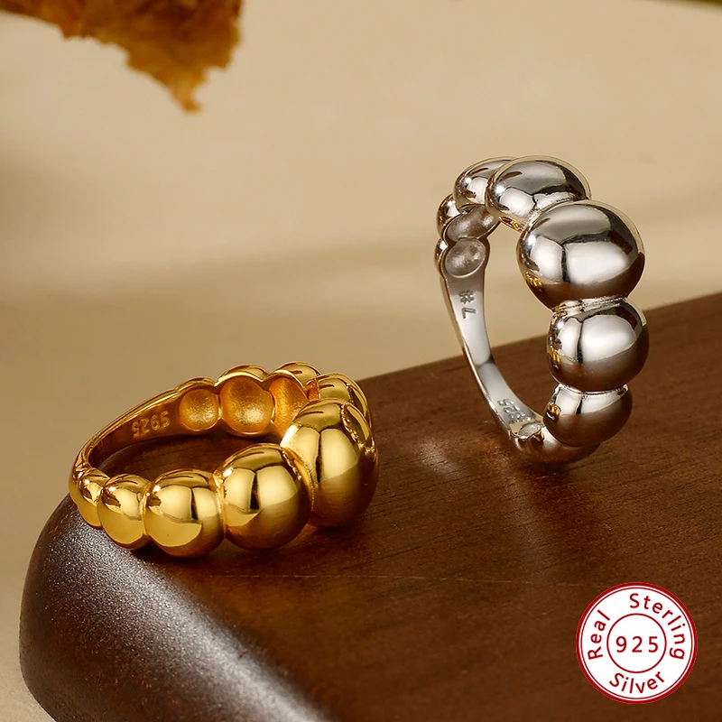 

925 Sterling Silver Original Certificate Oval Ball Ring For Women Luxury Fashion Free Shipping Jewelry